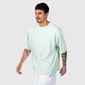 Camisetas de Hombre en Oferta, de Algodón/Fibra de Bambú, Diseño a Cuadros, Transpirables, de Secado Rápido, con Estampado Personalizado, Último Diseño - Product Image 3