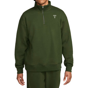Sweat-shirt polaire uni léger et respirant en mélange coton/élasthanne, personnalisable avec logo, pour hommes – Vente en gros - Product Image 1
