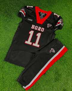 Uniforme de fútbol americano transpirable patrón sólido conjunto de manga corta - Product Image 1