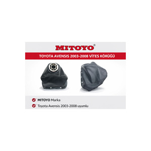 Manchon de levier de vitesse en similicuir noir de haute qualité pour Toyota Avensis 2003-2008, ajustement parfait pour la poignée de levier de vitesse de Yaris - Product Image 3