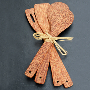 Collection Cuillère en bois de noix de coco faite à la main personnalisée Produits écologiques Ustensiles de cuisine pour Table à manger Produit d'artisanat - Product Image 6