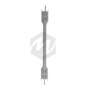 High Quality Dental Orthodontic <b>Bracket</b> Height Gauge German <b>Stainless</b> <b>Steel</b> Measuring Tool Braces Placement Medic Instruments - Product Image 4