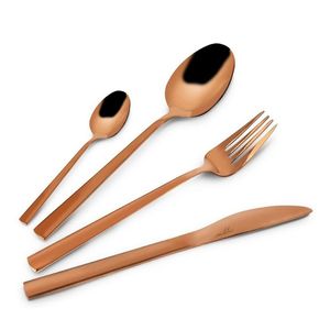 Ensemble de couverts en acier inoxydable haut de gamme, couteau, fourchette, cuillère, argenterie, ensemble de couverts de mariage - Product Image 5