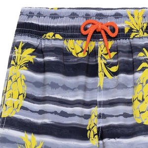 Shorts de bain pour hommes en tissu de toile écologique respirant à séchage rapide avec cordon de serrage pour le surf et la course à pied - Product Image 3