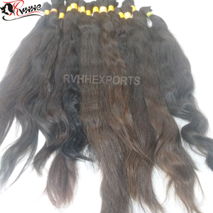 Raw Bone Straight Bulk Cheveux Humains 100% Remy Extensions de Cheveux Naturels Usine Prix de Gros - Product Image 4