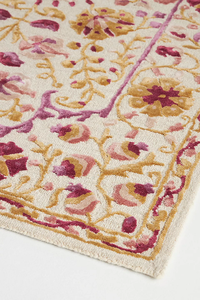 Tapis tufté en mélange de laine et de viscose Tali Tapis tufté à la main élégant pour décor de salon ou de chambre à coucher moderne - Product Image 3