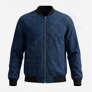 Chaqueta Vaquera Desgastada para Hombre para Bordar Logotipos Personalizados, el Mejor Diseño, 100% Algodón, Chaqueta Vaquera de Calidad Profesional - Product Image 1
