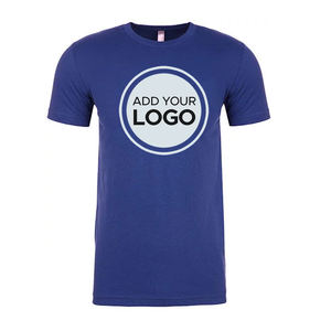 T-shirt à logo personnalisé de niveau suivant T-shirt à manches courtes col rond doux T-shirts ajustés S - 4XL T-shirt de base unisexe Personnaliser T-shirt - Product Image 2