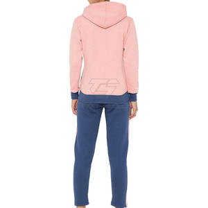 Conjunto Deportivo Informal con Capucha para Mujer, Tendencia de Invierno, con Bolsillos Laterales, Color Sólido en Contraste, Corte Regular - Product Image 6