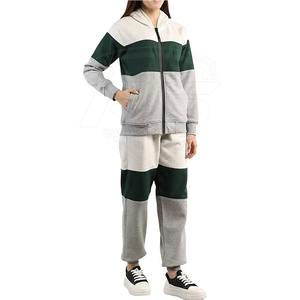 ชุดกีฬาผู้หญิงแบบใหม่ เสื้อโค้ทฮู้ดดี้ทรงหลวม มีซิป ชุดกันลมสำหรับกิจกรรมกลางแจ้ง ชุดออกกำลังกาย ชุดโยคะ เสื้อฮู้ดดี้ - Product Image 1