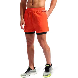 Haute qualité 100% coton hommes Shorts séchage rapide léger respirant solide motif Shorts pour courir Sports de plein air Gym - Product Image 1