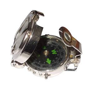 Antique Design Portable Voyage Randonnée En Plein Air Boussole Nouveau Classique En Laiton Cas Lumineux Camping Navigation Positionnement Équipement - Product Image 1