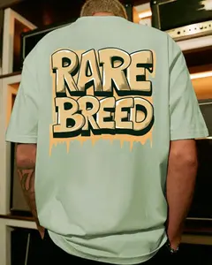 T-shirts personnalisés en coton Pima de haute qualité, coton lourd, col rond, anti-froissement, séchage rapide, écologiques, coupe classique - Product Image 4