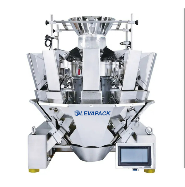 Automatic Mechanical Multihead Weigher 10-16 Heads 304 Stainless Steel High Precision Food Filling Packaging Machine