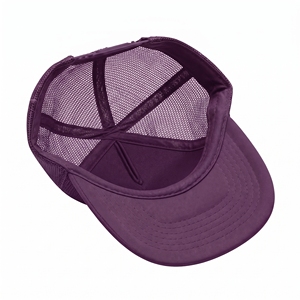 Custom <b>Purple</b> Mesh Trucker <b>Hat</b> Silk Screen Print Cap Wholesale Custom Logo High Quality OEM ODM Low MOQ 6 Panel Unisex Outdoor - Product Image 5