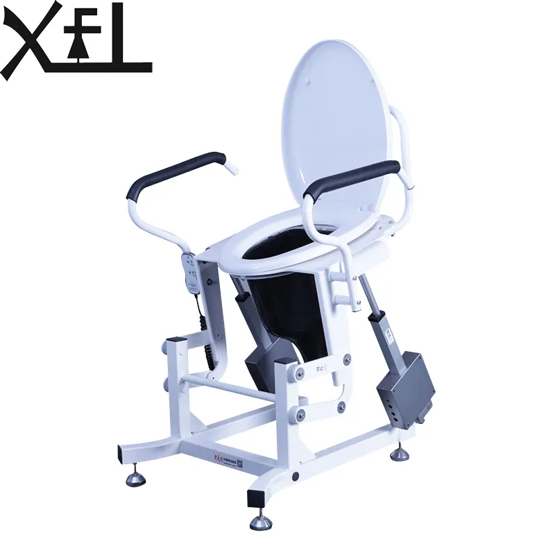 Electric Operation Lifter Automatic Toilet Seat Assistance Commode For Bathroom High Quality Remote Control With Squatting Pan