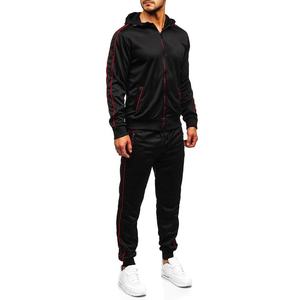 Sweat à capuche en polyester personnalisé avec pantalon 400gsm vêtements survêtement unisexe survêtement pour hommes plaine Hip Hop coton lourd essentiel - Product Image 3