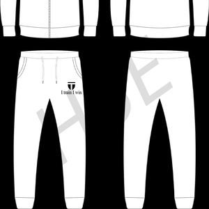 Ensemble survêtement 2 pièces Colorblock Sweat à capuche et jogging athlétique pour homme - Product Image 2