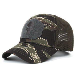 Casquette de baseball tactique d'été pour hommes filet arrière décontracté en plein air tout match sportif à carreaux fruits léopard fête appropriée casquette crâne - Product Image 2