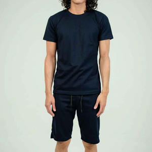 Conjunto Deportivo Casual de Alta Calidad para Hombre, Personalizable, de Algodón Grueso, Transpirable, Tejido de Punto, Liso, Talla Grande - Product Image 2