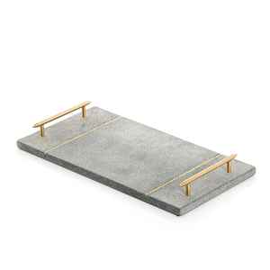 Bandeja decorativa de mármol para llevar comida, utensilios de cocina de lujo, bandeja para desayuno - Product Image 3