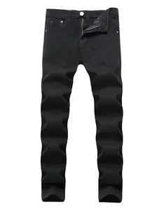 กางเกงยีนส์คลาสสิกทรงตรงวินเทจของผู้ชาย,กางเกงยีนส์ยืดได้หลวมใส่สบายแนววินเทจใส่สบายสำหรับผู้ชาย2022