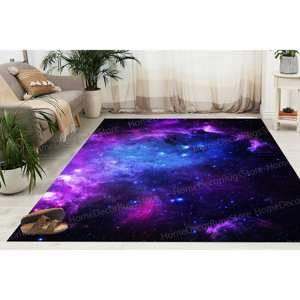 Alfombras con Diseño de Cielo Estrellado, Alfombras de Escaleras, Alfombras con Vista, Alfombra con Diseño de Galaxia, Alfombra de Chenilla - Product Image 5