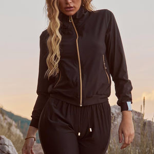 ชุดวอร์มสำหรับผู้หญิงแนววินเทจผ้าฟลีซเทคโนโลยีเปลวไฟชุดวอร์มสำหรับนักเรียนออกแบบได้ตามต้องการ - Product Image 3