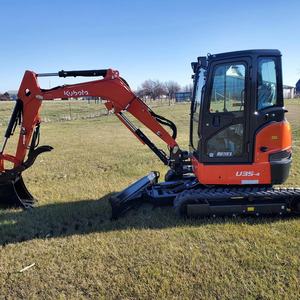 Mini-excavatrice Kubota U35-4, capacité de 3 tonnes, pour chantiers de construction, équipée d'un moteur, d'une boîte de vitesses, d'une pompe à engrenages et d'un PLC. - Product Image 3