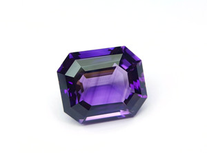 Pierre précieuse d'améthyste scintillante en vrac précieuse bien polie forme octogonale de pierre d'améthyste à facettes pour la fabrication de bijoux - Product Image 4