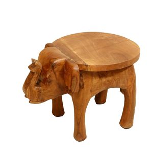 Fatto a mano di alta qualità Vintage Rattan vimini elefante tavolino decorazioni per la casa disegni personalizzati all'ingrosso miglior prezzo tavolino - Product Image 3