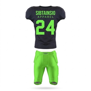 Uniforme de football américain personnalisé sublimé, tissu 100% polyester respirant, maillot de football américain - Product Image 2