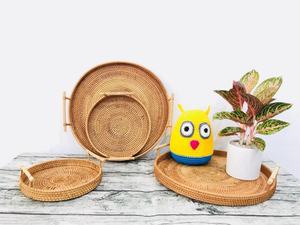 Meilleur choix bambou artisanat Vietnam fait à la main Durable vannage panier pour décoratif alimentaire stockage Souvenir en gros très faible - Product Image 4