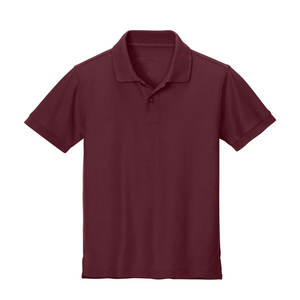 Nouveau Style Respirant Personnalisé Coton Jeunes Polo À Manches Courtes Slim-Fit Coton Piqué Marron Couleur Jeunes Taille Polos - Product Image 1