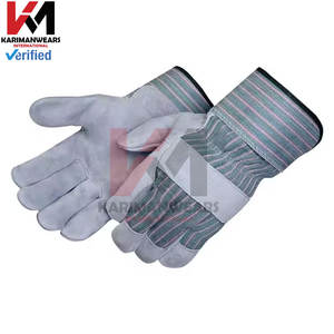 Gants de travail en cuir de vache de qualité supérieure les plus vendus Caractéristiques de sécurité Protection thermique supérieure Construction durable Fit Heavy - Product Image 3