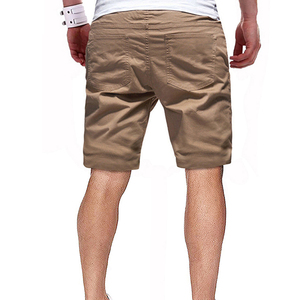 Pantalones Cortos Deportivos Casuales de Algodón, Cómodos, Transpirables, Impermeables, Resistentes al Viento, Estilo Urbano, Color Sólido, Moda Verano 2025, Cintura Elástica - Product Image 4