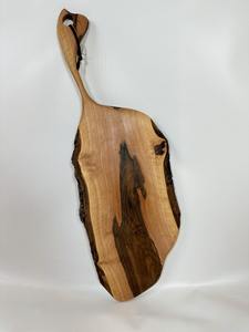 Planche à découper en bois multifonctionnelle pour la maison et les restaurants, planche à fromage avec un design créatif en osier tressé à la main - Product Image 5