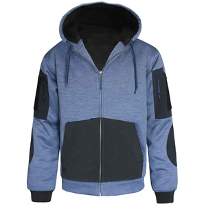 2025 vente en gros de haute qualité hommes 100% coton hiver Streetwear sweats à capuche conception personnalisée avec fermeture éclair complète service OEM à bas prix - Product Image 1