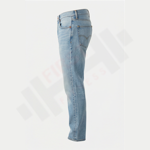 Pantalones Vaqueros de Mezclilla para Hombre, 100% Algodón, Lavados, con Botones, de Secado Rápido, Corte Recto, Elásticos, al por Mayor, Personalizados, OEM, Casuales - Product Image 3