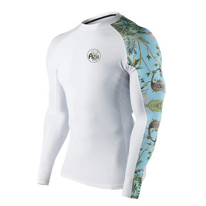 Rashguard MMA pour homme en polyester/spandex, respirant, à manches longues, séchage rapide, nouveau style, design haut de gamme, best-seller, en vente - Product Image 2