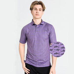 Polo de Golf Personalizado para Hombre, Manga Corta, Venta al por Mayor, Transpirable, Absorbe la Humedad y el Sudor, Elástico en Cuatro Direcciones, Impresión por Sublimación de Calor - Product Image 1