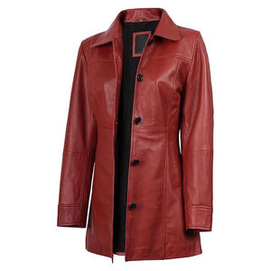Fashionable Men <b>Leather</b> Long Sleeves Coats Casual Wear Winter <b>Outfit</b> <b>Leather</b> Coats For Men - Product Image 1