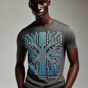 Venta al por mayor 100% algodón Deporte Camiseta de secado rápido Slim Fit cuello redondo manga corta Casual Streetwear & Fitness Ringer camisetas - Product Image 1