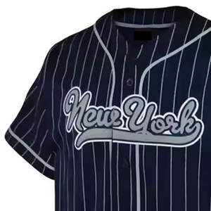 เสื้อยืดเบสบอลสีพื้นเสื้อกีฬาแห้งเร็วเสื้อเบสบอล - Product Image 5