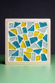 Dessous de verre en mosaïque artisanal indien meilleure vente pièce nouvellement conçue sous-verre en mosaïque de forme ronde pour personnaliser la conception de la cuisine à domicile - Product Image 3