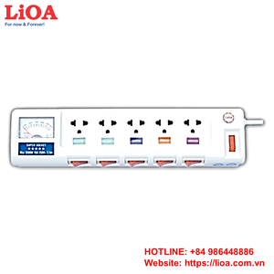 AOA ขยายซ็อกเก็ตแสดงสถานะ CB 15A ป้องกัน/250V/3300W 5OFSSA2.5-3ใช้ในอุตสาหกรรม GFCI สายดิน UK AU ปลั๊กโลหะ - Product Image 2