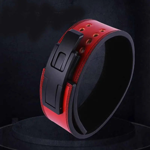 High Quality 10mm Cowhide Leather Gym Belt for Men Custom Logo Fitness & Weightlifting with <b>Powerful</b> Buckle & <b>Wrist</b> Straps - Product Image 6