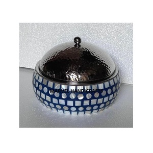 Incrustation de nacre de mariage, casseroles de service en acier inoxydable, chauffe-aliments, marmite, cocotte en nacre, ensembles d'ustensiles de cuisine, serpillière - Product Image 1