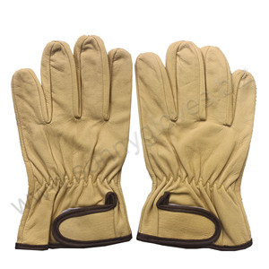 ถุงมือขับรถสำหรับผู้ชายถุงมือขับรถหนังแบบปลอดภัย - Product Image 3