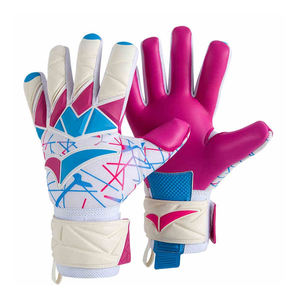 Guantes de portero personalizados con protección para los dedos, guantes de látex gruesos con estampado de fútbol, el mejor fabricante - Product Image 4